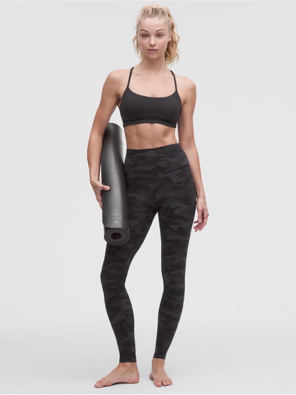 lululemon athletica Black Camo High-Rise Leggings